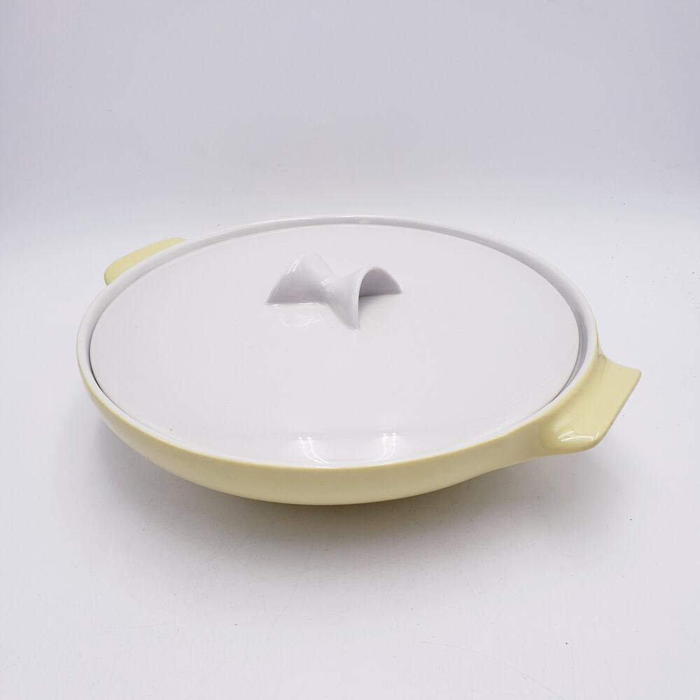 Iroquois China Ben Seibel Informal Covered Casserole Pale Yellow MCM